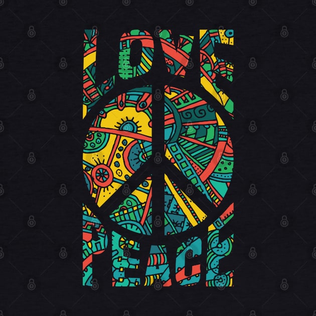 Peace and love by Myartstor 